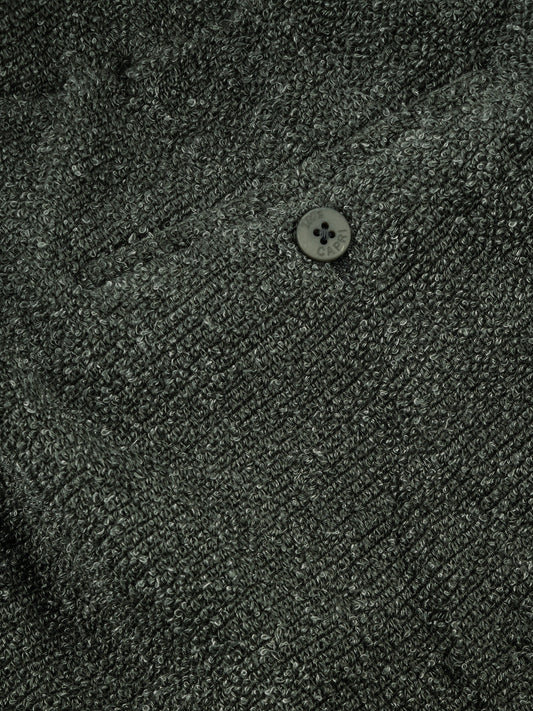 Bermuda Herme Terry green 100% Capri details