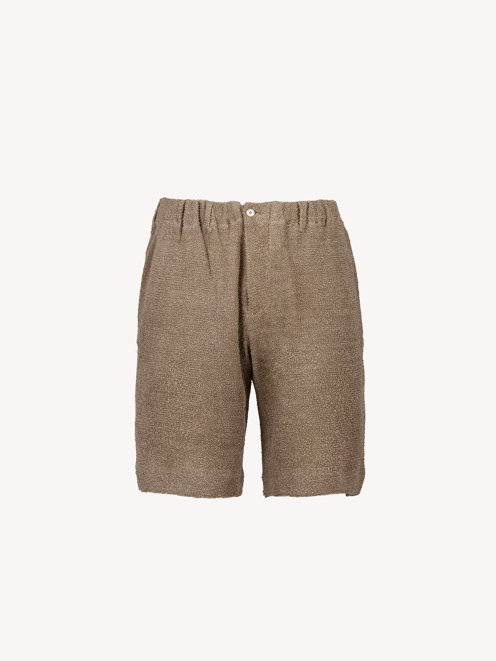 Bermuda Herme Terry camel 100% Capri front