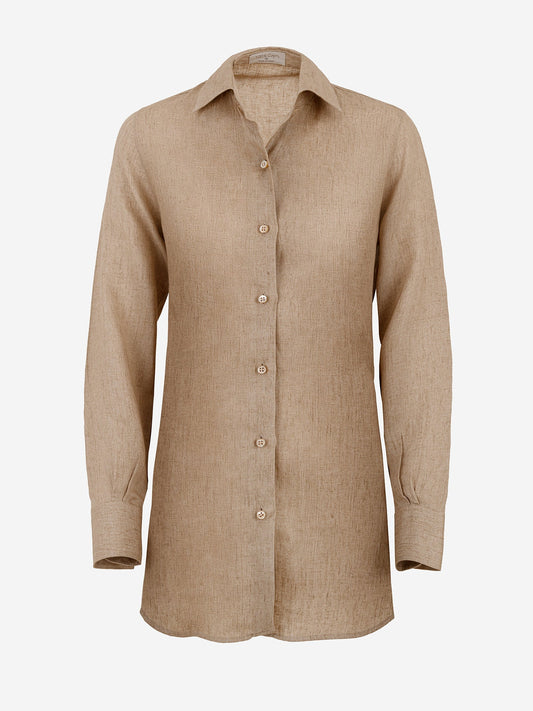 Giulietta Shirt camel 100% Capri front