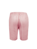 Bermuda Capri for men 100% Capri pink linen pant  back