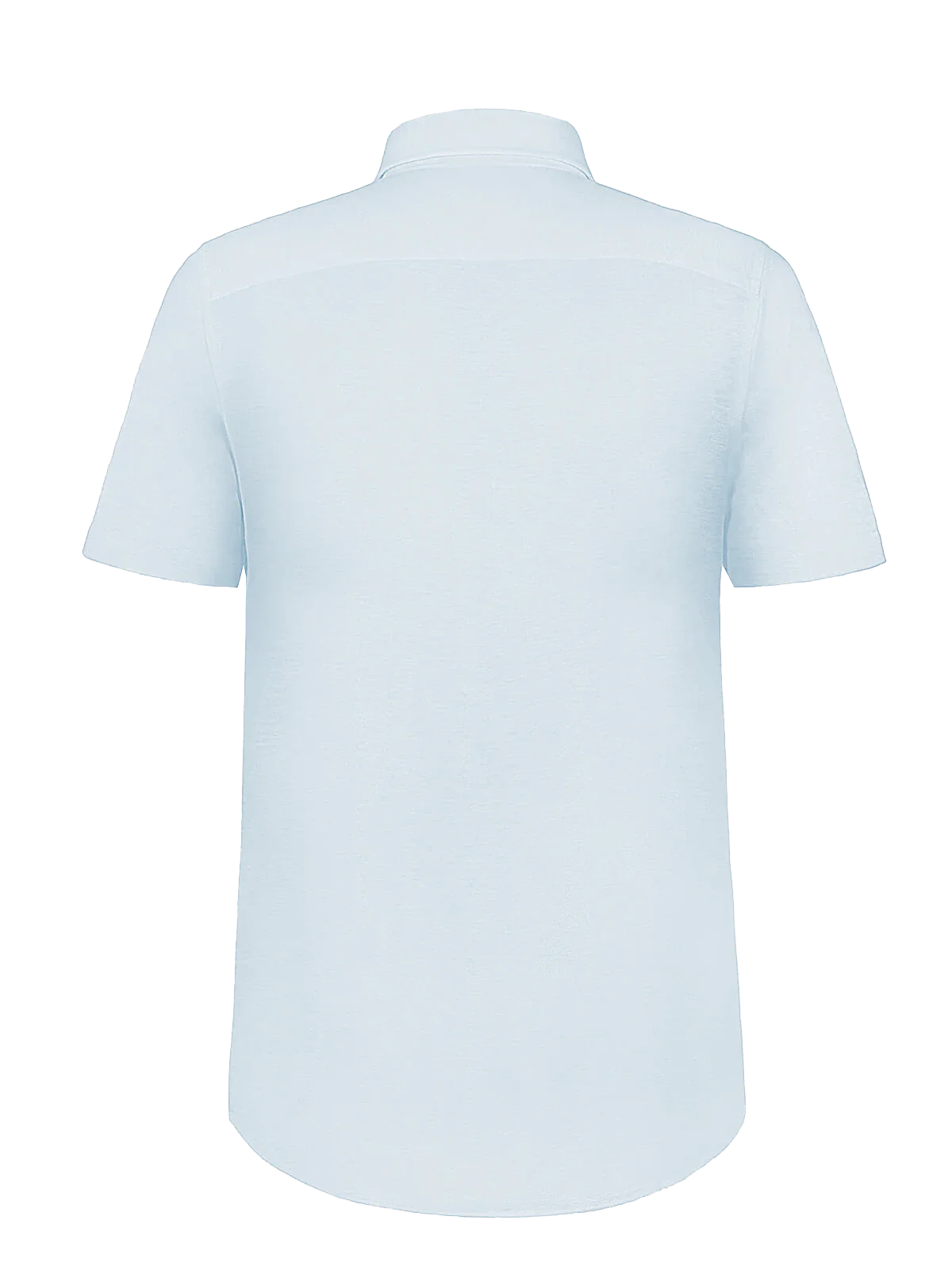Camicia Portofino for man 100% Capri linen aquamarine t-shirt back
