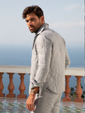 Camicia Trapuntino Dark Grey 100% Capri Camicia Trapuntino Dark Grey 100% Capri