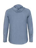 #color_jeans  Camicia Cappuccio 100% Capri jeans linen t-shirt back