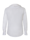 #color_white Camicia Cappuccio 100% Capri white linen t-shirt back