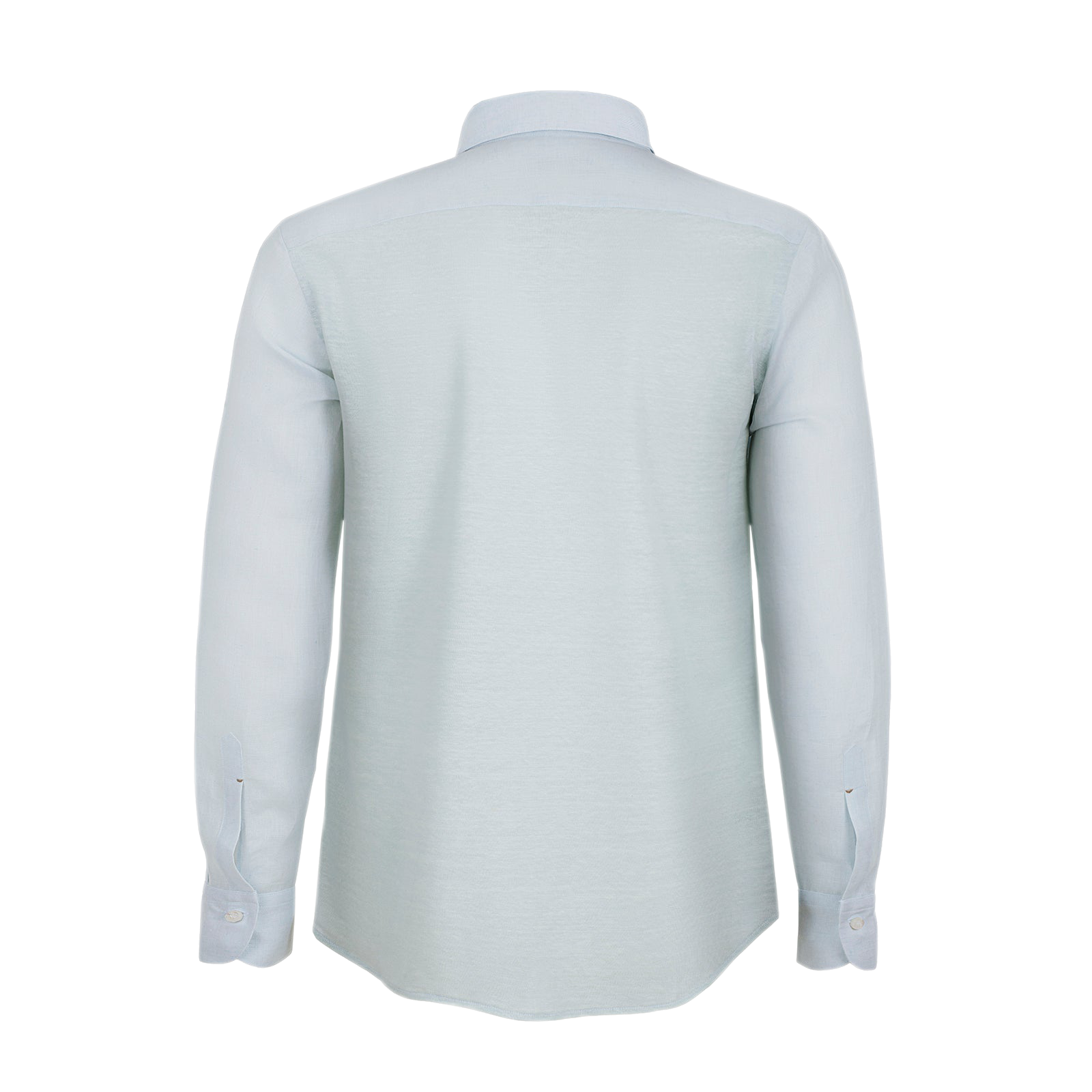 Camicia Mykonos 100% Capri aquamarine linen shirt back Camicia Mykonos 100% Capri aquamarine linen shirt back