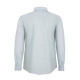 Camicia Mykonos 100% Capri aquamarine linen shirt back Camicia Mykonos 100% Capri aquamarine linen shirt back
