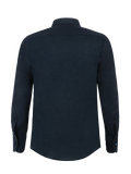 Camicia Mykonos 100% Capri blue linen shirt back Camicia Mykonos 100% Capri blue linen shirt back