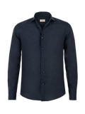 Camicia Mykonos 100% Capri blue linen shirt front Camicia Mykonos 100% Capri blue linen shirt front