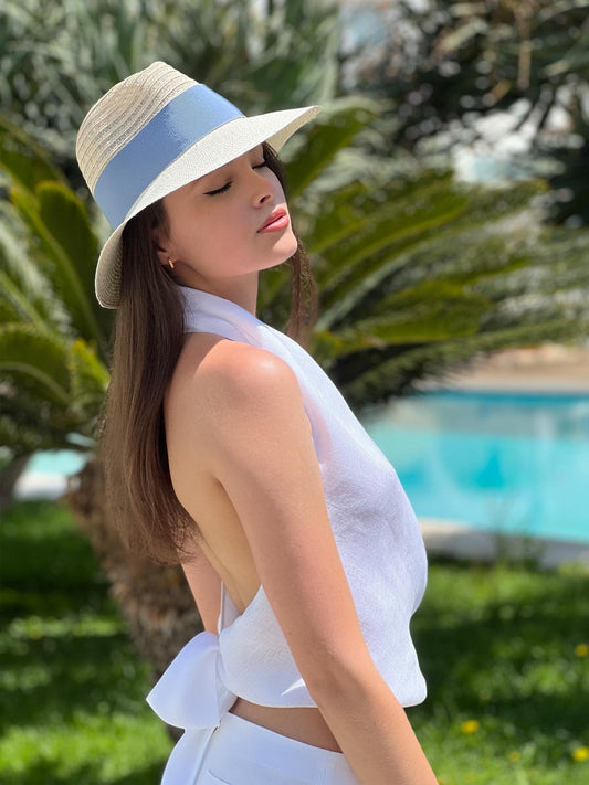 Capri Hat Jeans 100% Capri straw hat