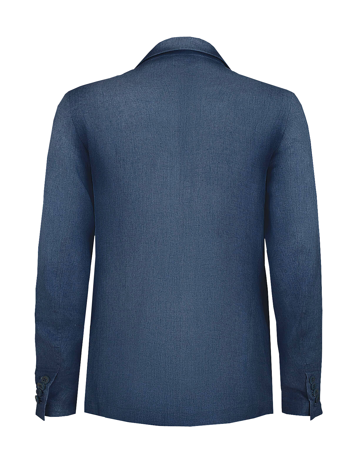 Giacca St. Tropez 100% Capri blue linen jacket for man  back