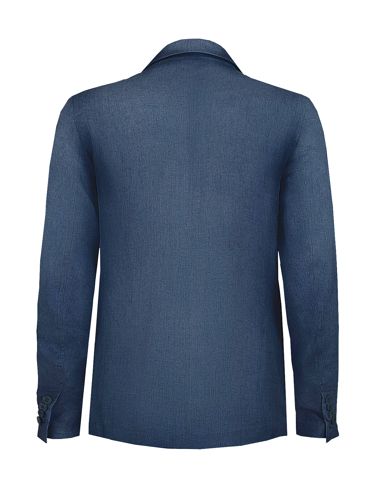 Giacca St. Tropez 100% Capri blue linen jacket for man  back Giacca St. Tropez 100% Capri blue linen jacket for man  back