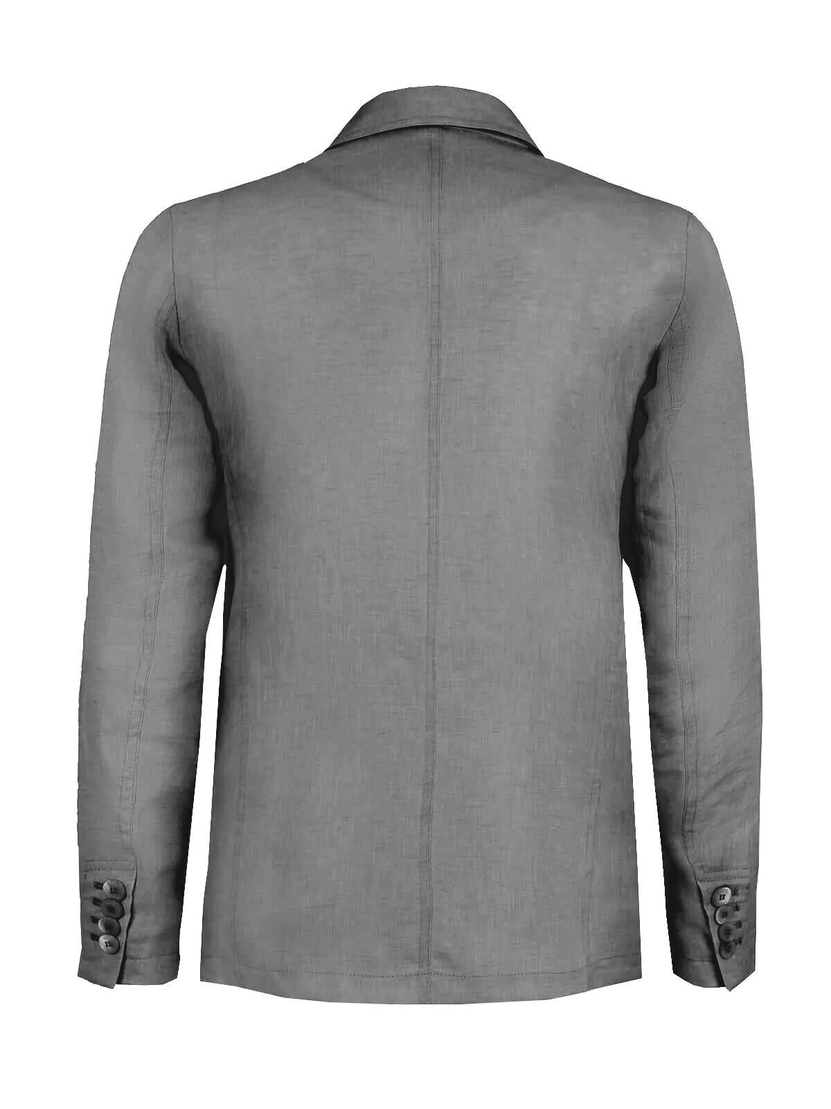 Giacca St. Tropez 100% Capri dark grey linen jacket for man  back Giacca St. Tropez 100% Capri dark grey linen jacket for man  back