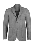 Giacca St. Tropez 100% Capri dark grey linen jacket for man  front Giacca St. Tropez 100% Capri dark grey linen jacket for man  front