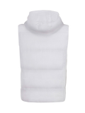 Gilet Cappuccio 100% Capri white linen gilet back Gilet Cappuccio 100% Capri white linen gilet back