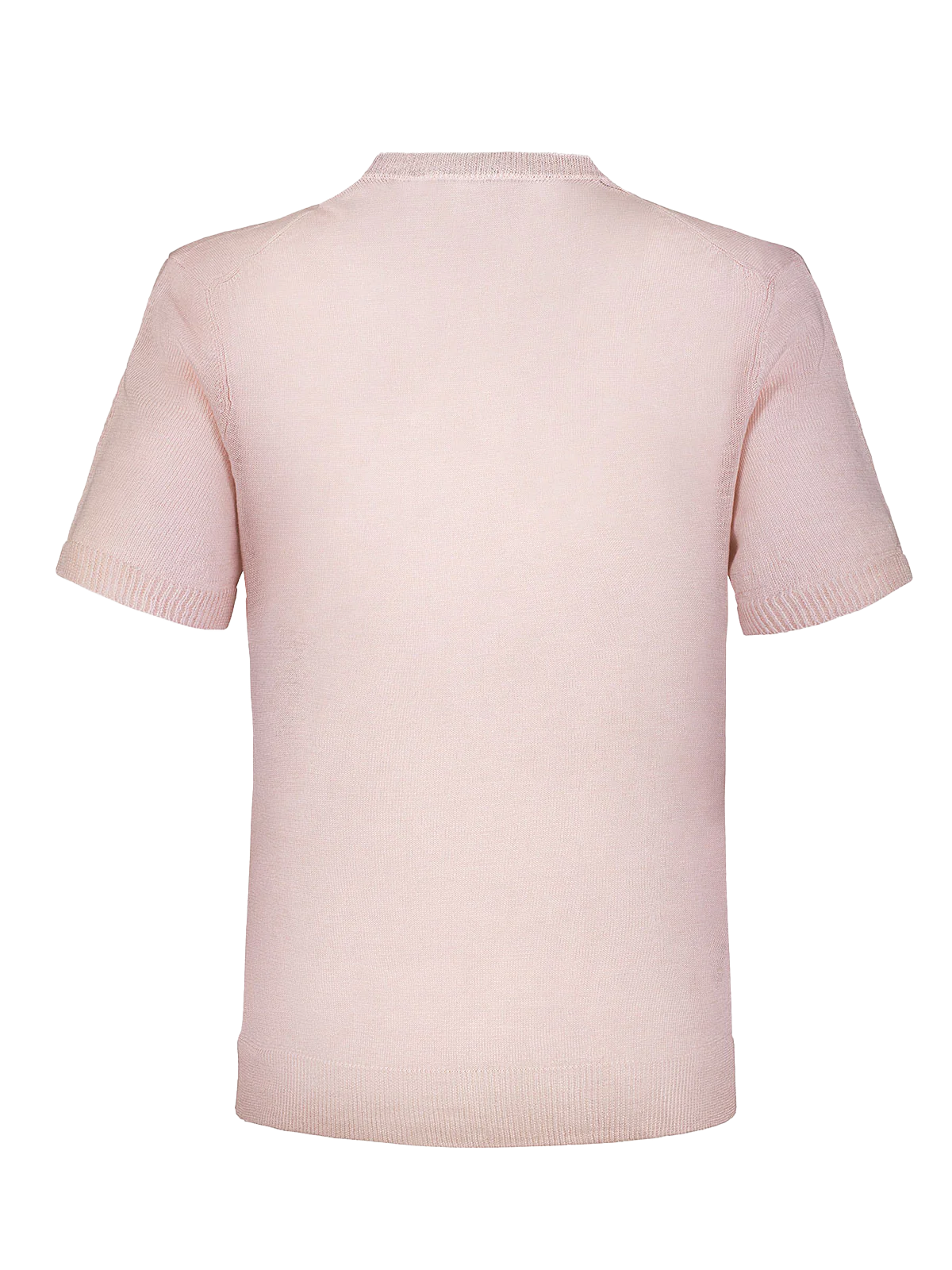 T-Shirt M/C 100% Capri pink linen t-shirt back