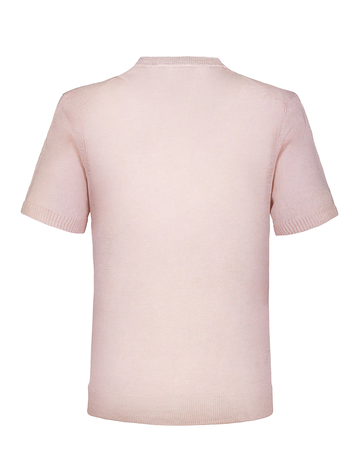 T-Shirt M/C 100% Capri pink linen t-shirt back T-Shirt M/C 100% Capri pink linen t-shirt back