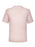 T-Shirt M/C 100% Capri pink linen t-shirt back T-Shirt M/C 100% Capri pink linen t-shirt back