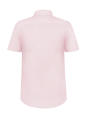 Camicia Portofino for man 100% Capri linen pink t-shirt back