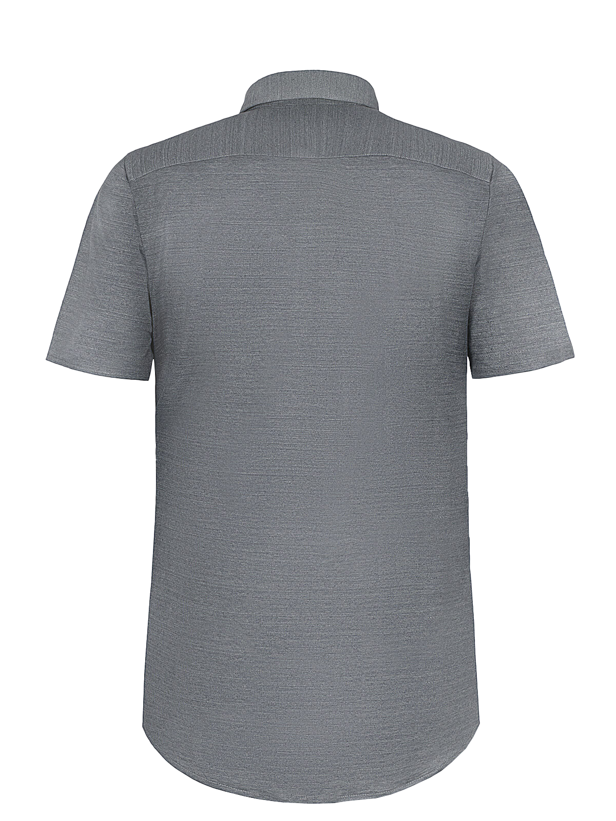 Camicia Short Sleeve 100% Capri dark grey linen shirt back Camicia Short Sleeve 100% Capri dark grey linen shirt back