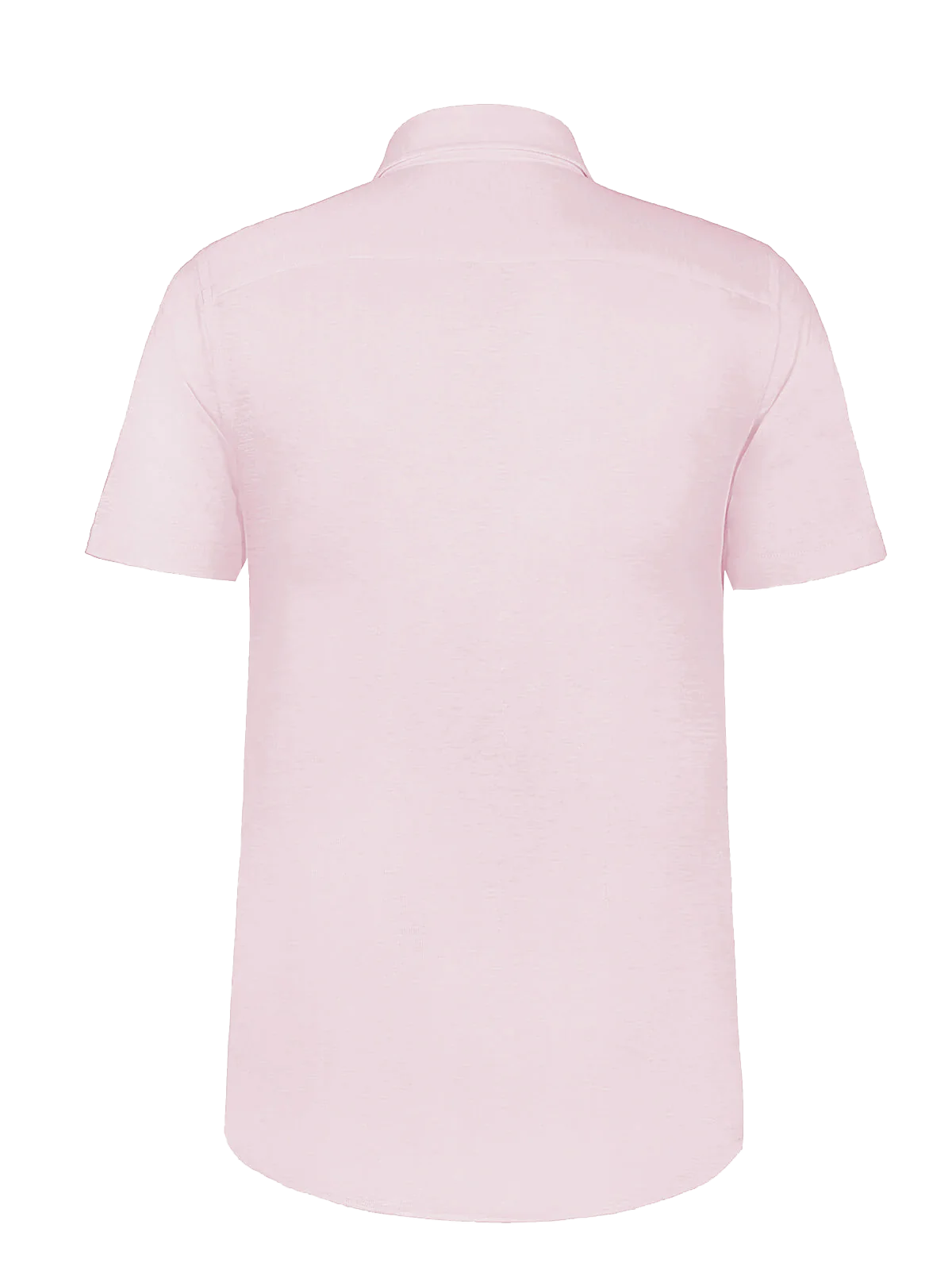 Camicia Short Sleeve 100% Capri pink linen shirt back Camicia Short Sleeve 100% Capri pink linen shirt back