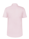 Camicia Short Sleeve 100% Capri pink linen shirt back Camicia Short Sleeve 100% Capri pink linen shirt back