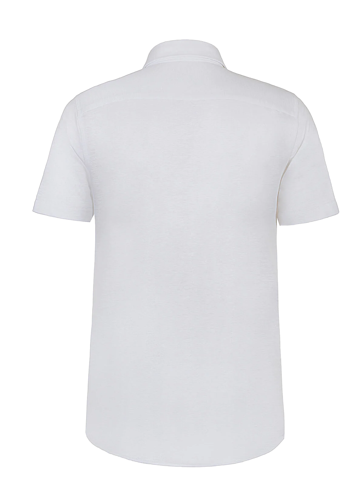 Camicia Short Sleeve 100% Capri white linen shirt back Camicia Short Sleeve 100% Capri white linen shirt back