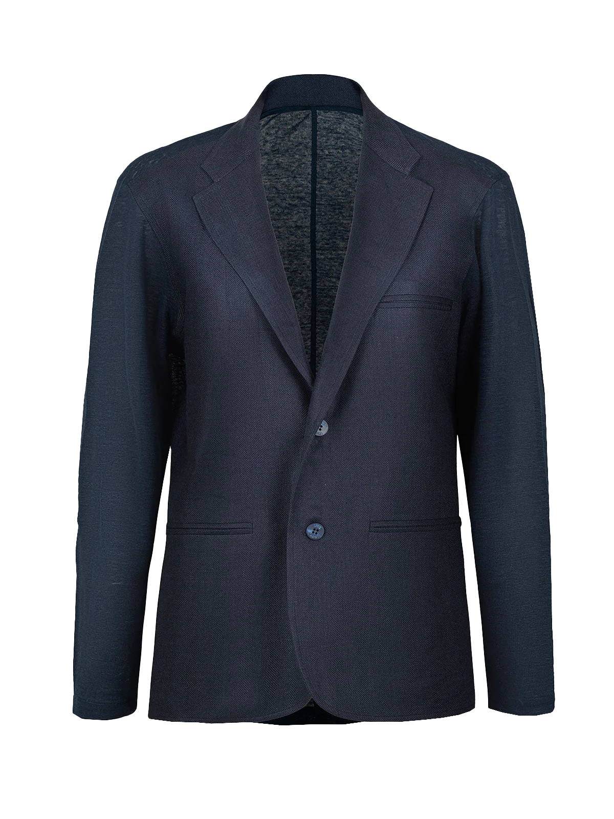 Giacca Sud Man 100% Capri blue linen jacket front Giacca Sud Man 100% Capri blue linen jacket front