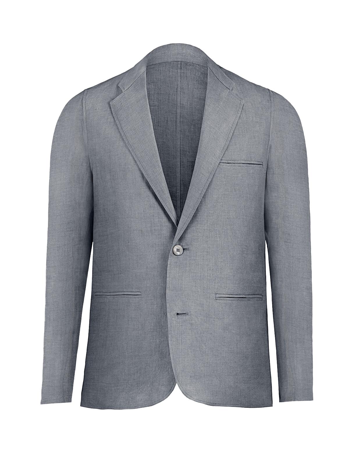 Giacca Sud Man 100% Capri dark grey linen jacket front Giacca Sud Man 100% Capri dark grey linen jacket front