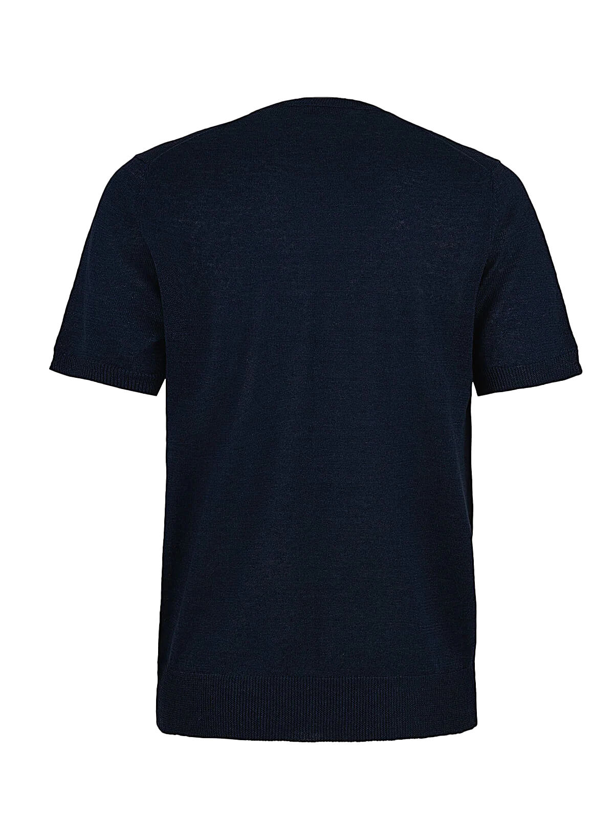 T-Shirt M/C 100% Capri blue linen t-shirt back T-Shirt M/C 100% Capri blue linen t-shirt back