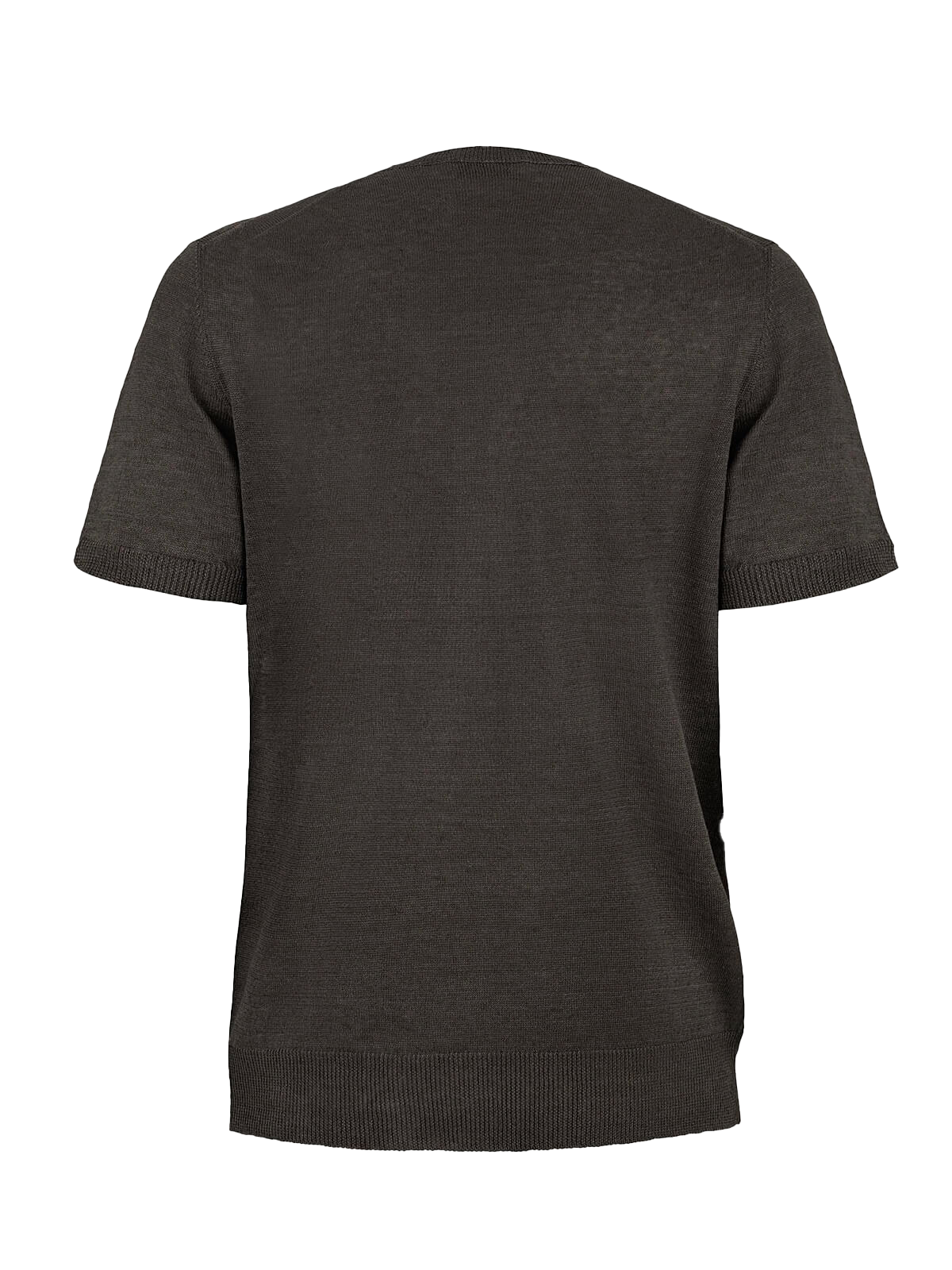 T-Shirt M/C 100% Capri dark grey linen t-shirt back T-Shirt M/C 100% Capri dark grey linen t-shirt back