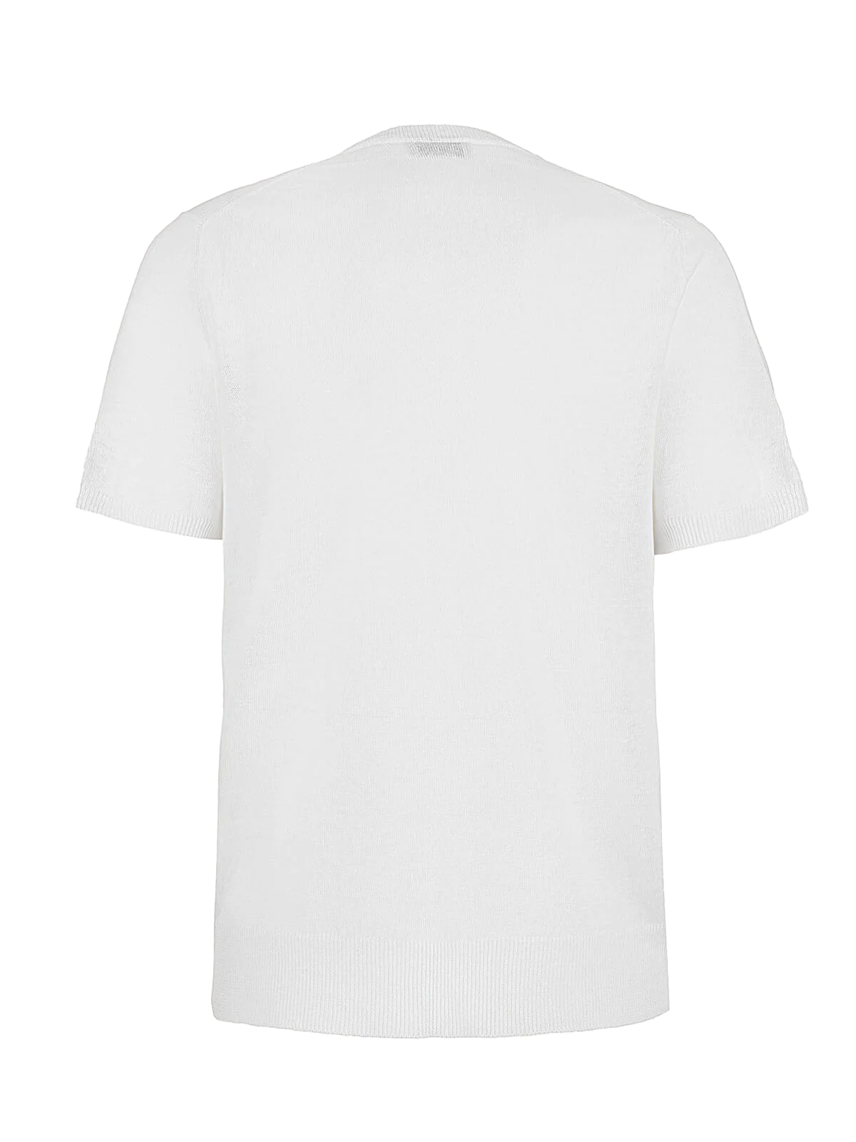T-Shirt M/C 100% Capri white linen t-shirt back T-Shirt M/C 100% Capri white linen t-shirt back