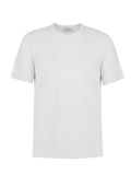 T-Shirt M/C 100% Capri white linen t-shirt front T-Shirt M/C 100% Capri white linen t-shirt front