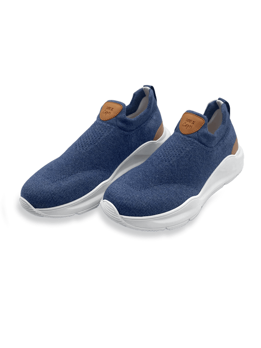 Products Sneakers Knit for man 100% Capri comfotable denim sneaker front