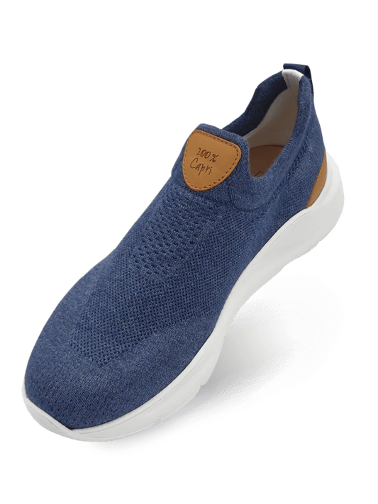 Products Sneakers Knit for man 100% Capri comfotable denim  sneaker front