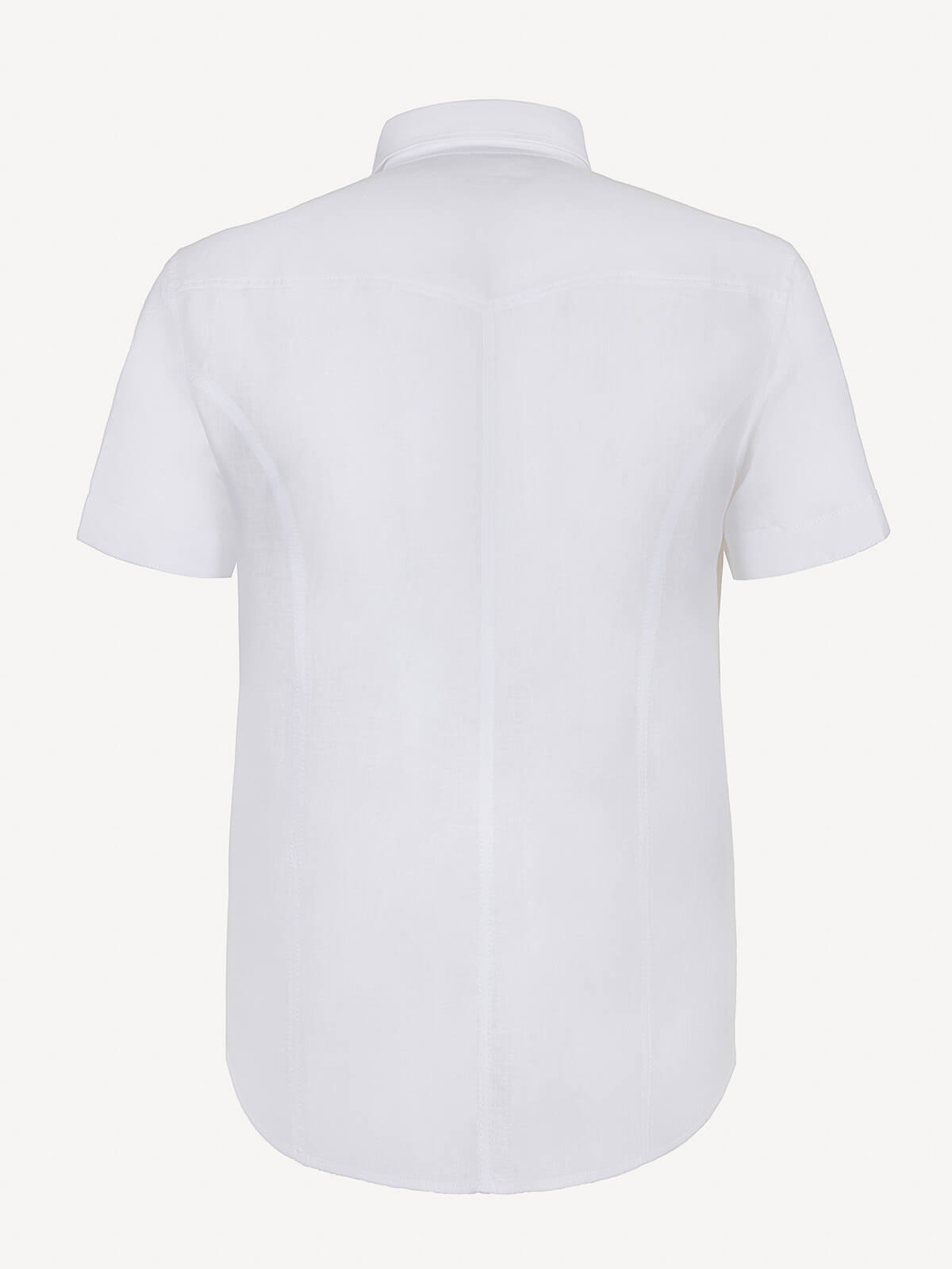 Camicia Denim back white color 100% Capri