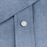 #color_jeans Camicia Cappuccio 100% Capri jeans linen t-shirt detail