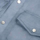 Camicia Denim color details 100% Capri Camicia Denim color details 100% Capri