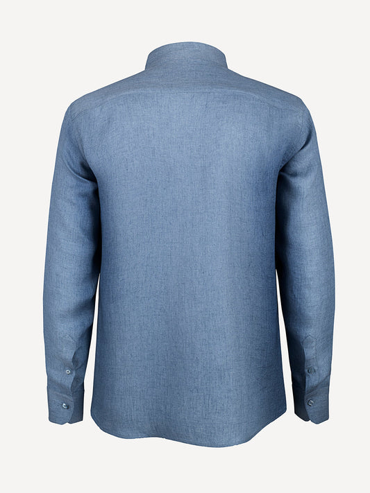 Camicia Miami Plisse back jeans 100% Capri