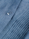 Camicia Miami Plisse jeans details 100% Capri Camicia Miami Plisse jeans details 100% Capri