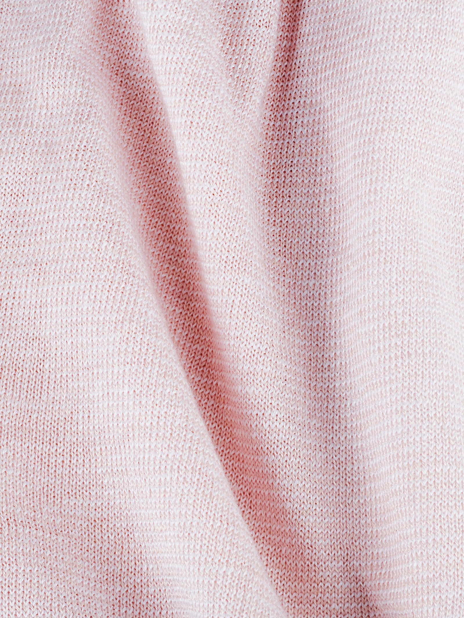 Short Brio 100% Capri pink and white linen short detail Short Brio 100% Capri pink and white linen short detail