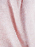 Short Brio 100% Capri pink and white linen short detail