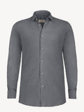 Camicia Long Sleeve front dark grey 100% Capri Camicia Long Sleeve front dark grey 100% Capri