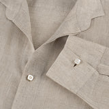 Camicia Tiberio nut man details 100% Capri Camicia Tiberio nut man details 100% Capri
