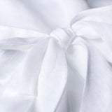 Top Sarah 100% Capri white linen top detail Top Sarah 100% Capri white linen top detail
