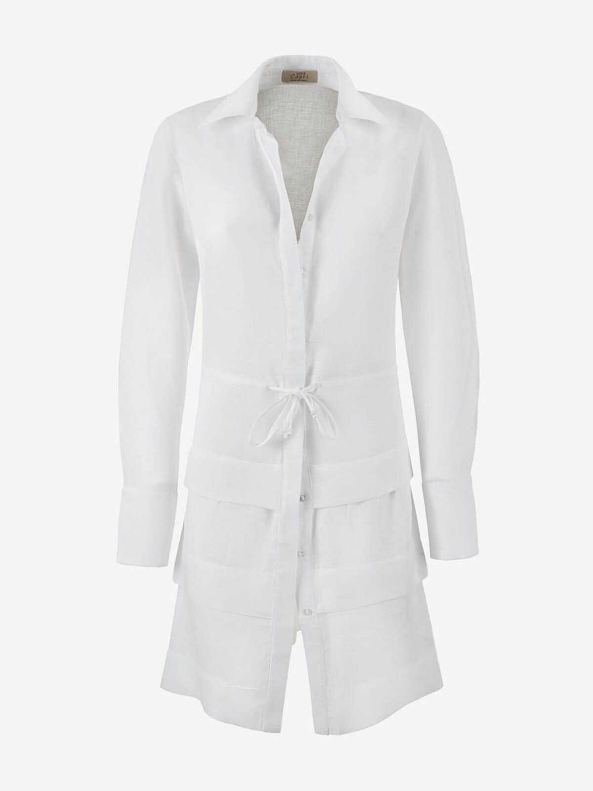 Abito Athina Women's Linen Dress for Summer | 100% Capri Abito Athina Women's Linen Dress for Summer | 100% Capri