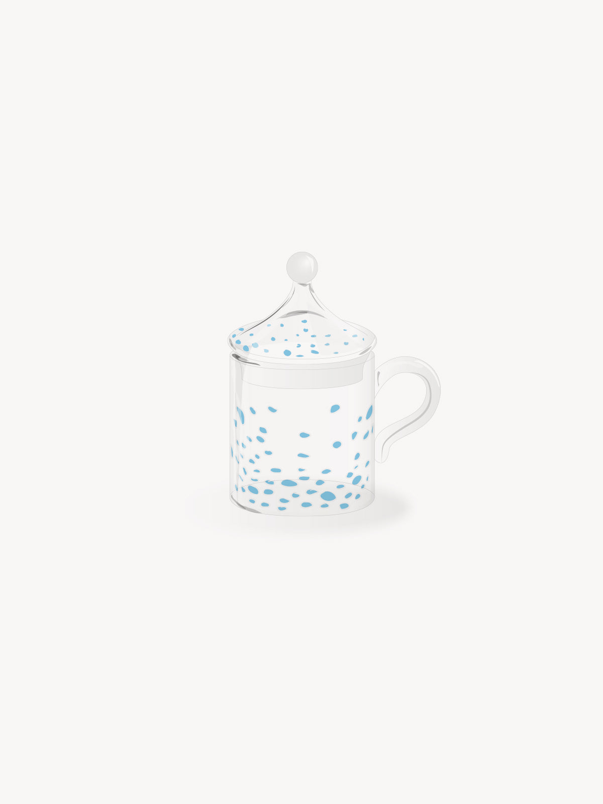 Blue Coffee Cup 100% Capri Home