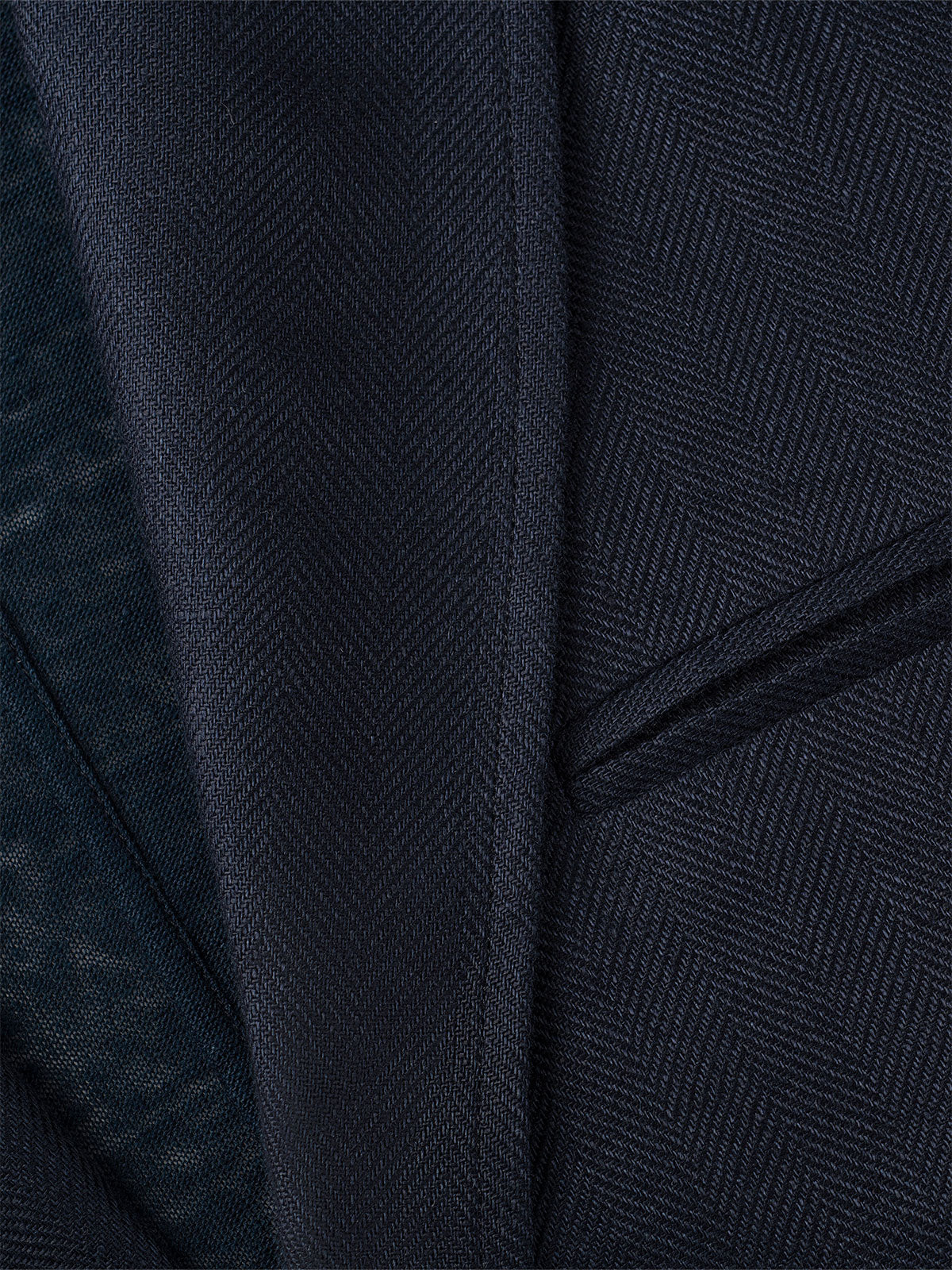 Giacca Sud Man 100% Capri blue linen jacket detail Giacca Sud Man 100% Capri blue linen jacket detail