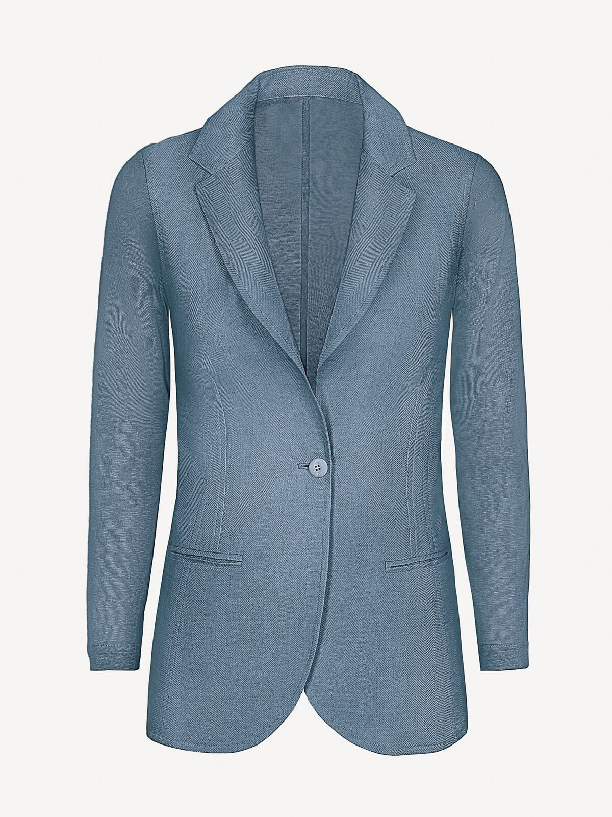Giacca Sud Woman 100% Capri jeans linen jacket front