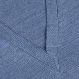 Top V for woman 100% Capri linen jeans top detail Top V for woman 100% Capri linen jeans top detail