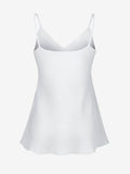 Top Betty 100% Capri white linen top back Top Betty 100% Capri white linen top back